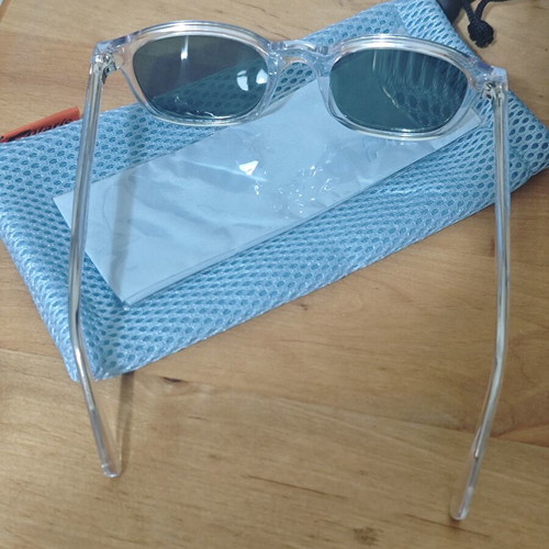Polaris POL045 C20 sunglasses with transparent frame, like new