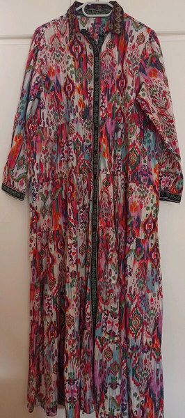 Boho φόρεμα καφτάνι πολύχρωμο one size