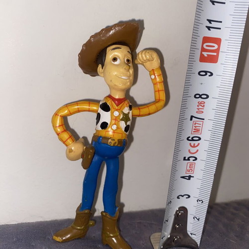 Woody Sheriff collectible figure used, hard plastic