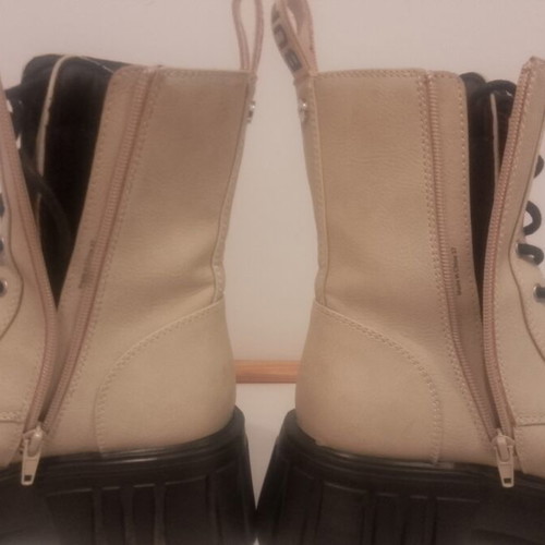 Buffalo women's ankle boots used, grey and black, size 37