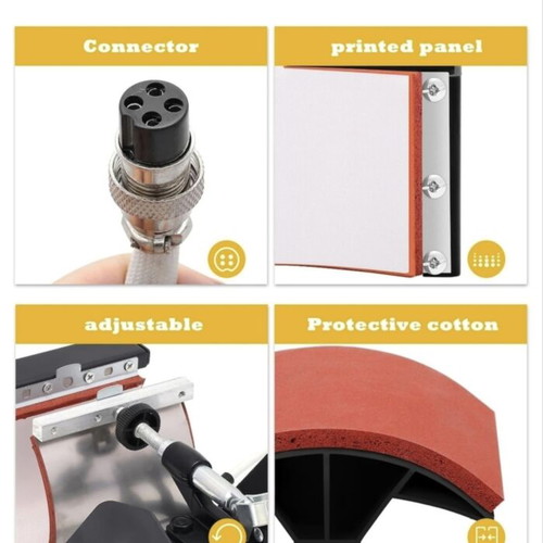 Estanny 10-in-1 Heat Press like new, 38x29 cm, 1400W, LCD display