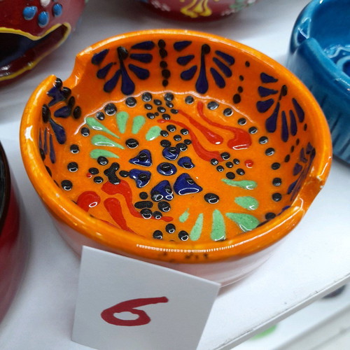 Small ceramic ashtray handmade new