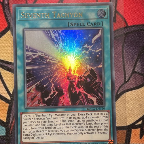 Seventh Tachyon Ultra Rare Yu-Gi-Oh Card new condition