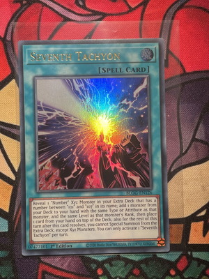 Seventh Tachyon Ultra Rare Yu-Gi-Oh Card new condition