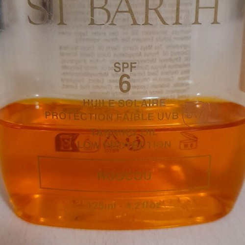 Ligne St Barth Roucou SPF 6 tanning oil used