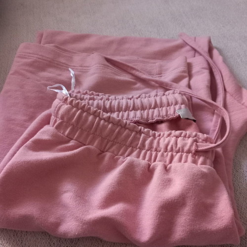 Anel pink soft cotton pants like new, size M