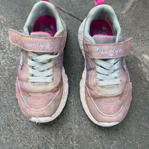 Skechers Lights shoes used size 28 colorful sneakers