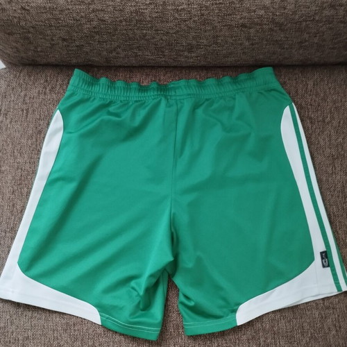 Panathinaikos Adidas shorts used, green, size large