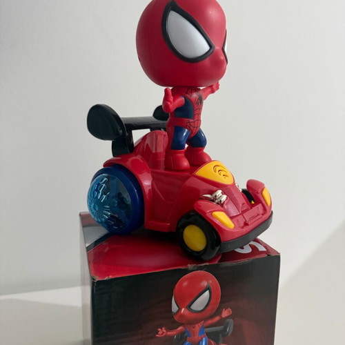 Super Spider Car toy new with 360-degree rotation and doll installment method