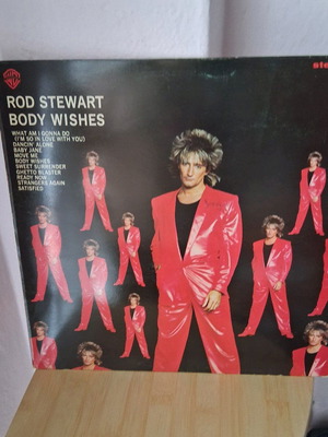 Rod Stewart Body Wishes LP 33 rpm like new, pop