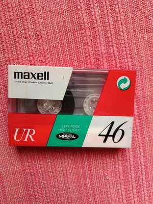 Maxell UR46 Type I σφραγισμένη κασέτα ήχου
