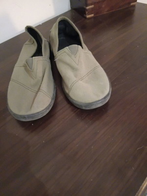 Μπαλαρίνες Toms πράσινες μεταχειρισμένες, μέγεθος 38