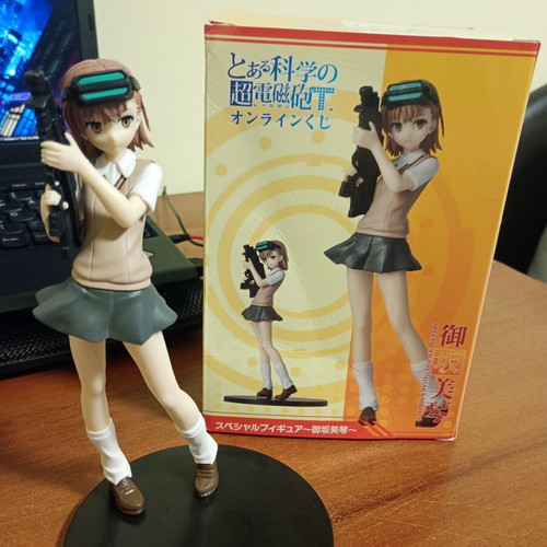 Anime Figure Mikoto Misaka and Elaina like new, set of 2 with boxes