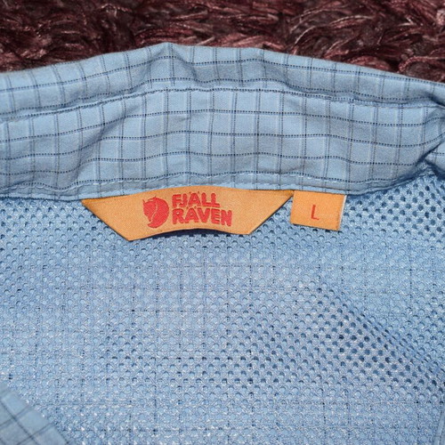 Fjallraven Ray Shirt Men size L new, white and blue