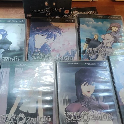 Ghost in the Shell S.A.C. 2nd GIG DVD boxset like new