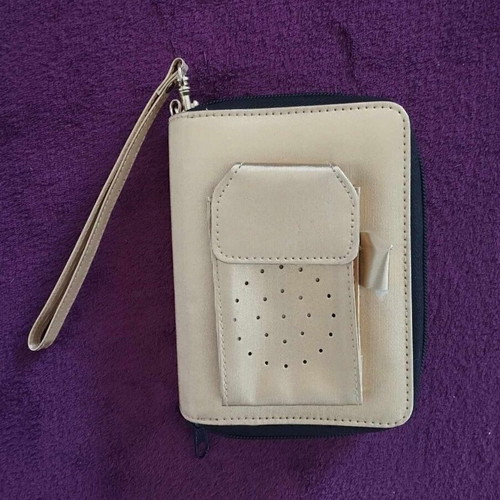 Organizer agenda like new, gold and black