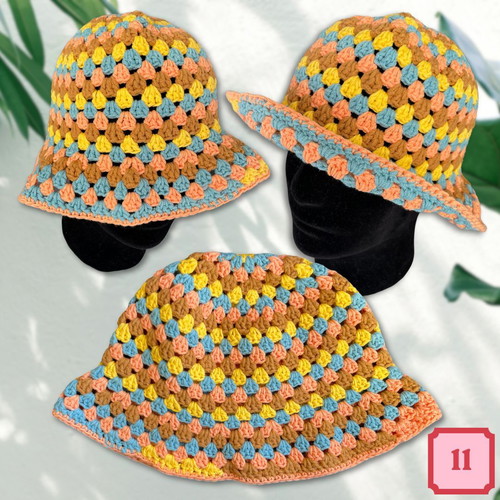 Handmade Bucket Hat "Buttercream"