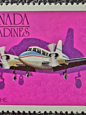 Grenada 1976 Piper Apache Stamp mint condition