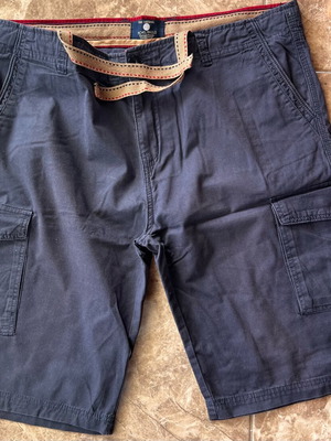 Michel Angelo Vintage Denim men's cargo shorts like new, size 42, dark blue