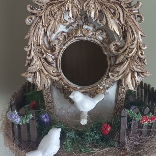 Decorative handmade decoration new, height 48cm, diameter 24cm