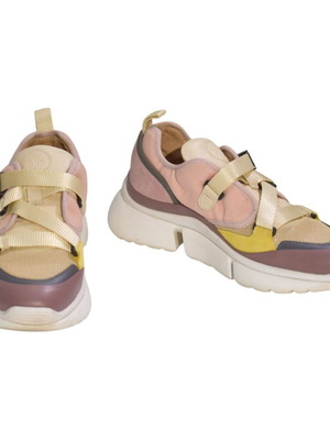 Chloe Sonnie multicolor chunky sneakers EU 38 with box