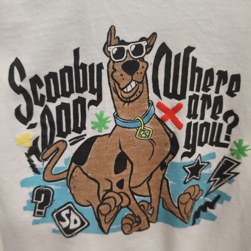 Sinsay Scooby-Doo T-shirt used, size 110 for 4-5 years, white