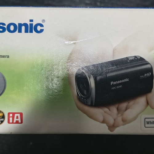 Panasonic HDC-SD40 videocamera like new, Full HD, 16.8x zoom