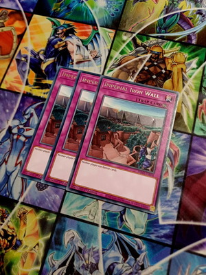 Imperial Iron Wall Yu-Gi-Oh! card playset 3x TAMA Rare