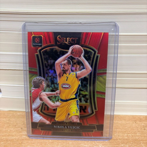 Nikola Vujcic 2025-26 Panini Select EuroLeague Red Prizm card new