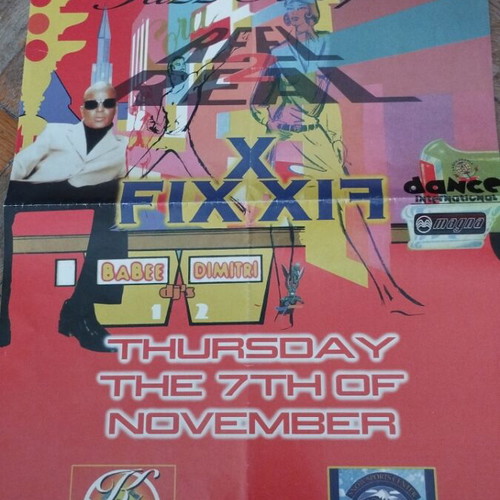 Erick 'More' Morillo poster and flyer used, Fix Club Thessaloniki