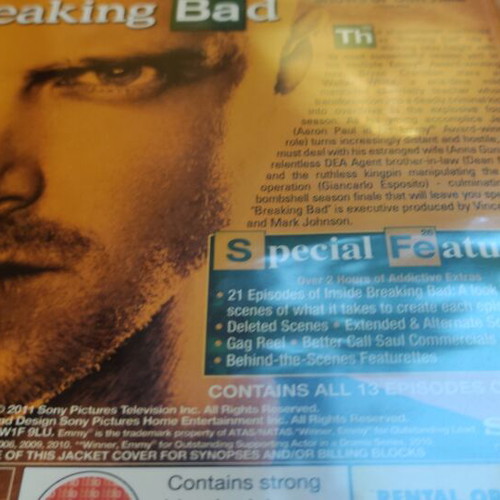 Breaking Bad Fourth Season DVD like new with English subtitles