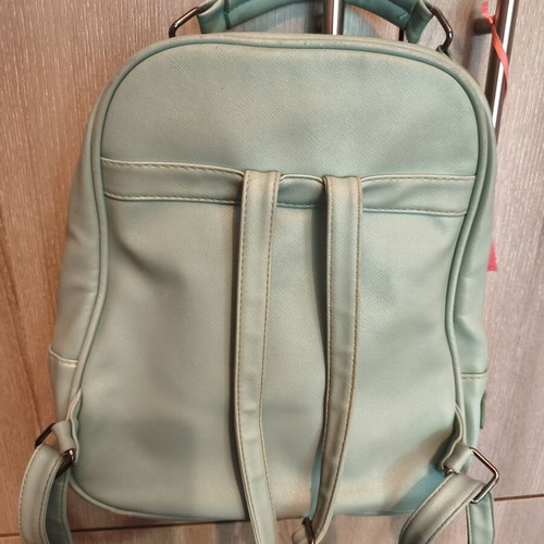 Leather backpack bag, Italian design