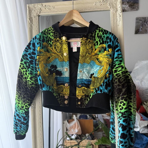 Versace H&M bomber jacket limited edition size 36 S-M like new