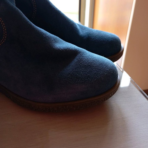 Tamaris boots used, blue, size 37