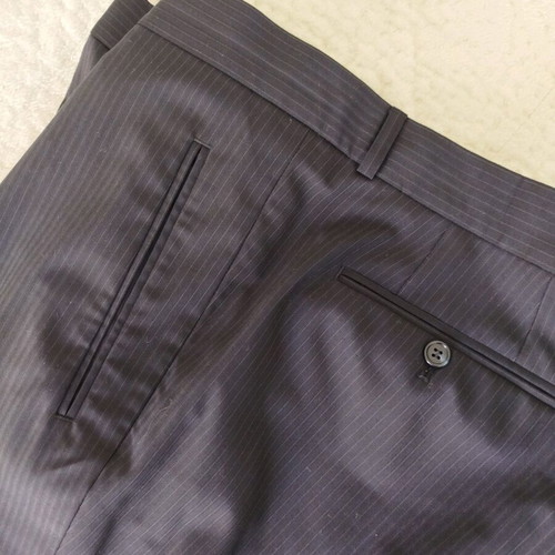 Tom Rusborg suit size 60 like new, dark blue
