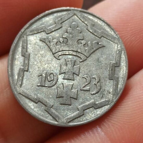10 pfennig Danzig 1923 coin like new