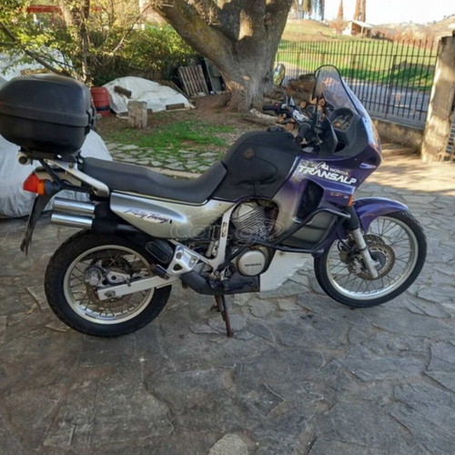 Honda Transalp 600 motorcycle 1998, purple