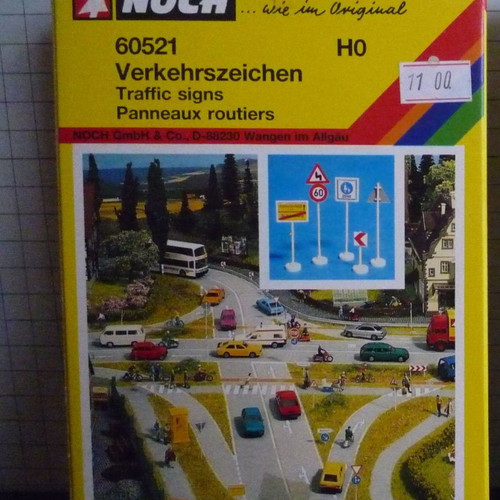 NOCH 60521 Model Accessories new, traffic signs