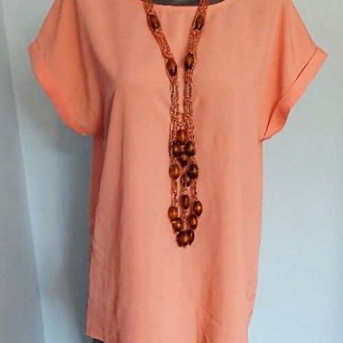 Soyaconcept women's tunic like new, peach color, XL-XXL