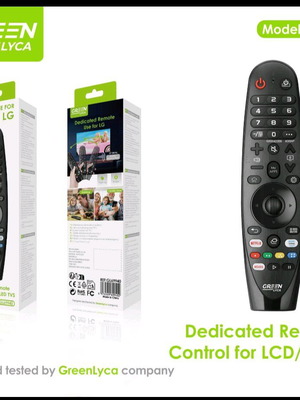 Remote control for all LG TVs like new without programming