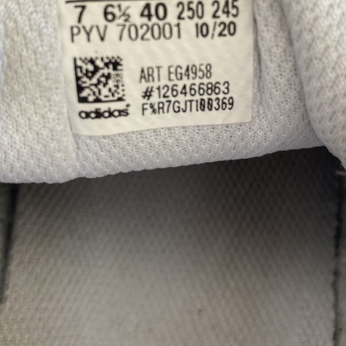Adidas sneakers used, size 40, black and white