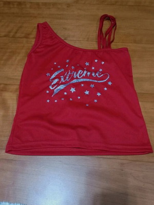 Red blouse like new, size S