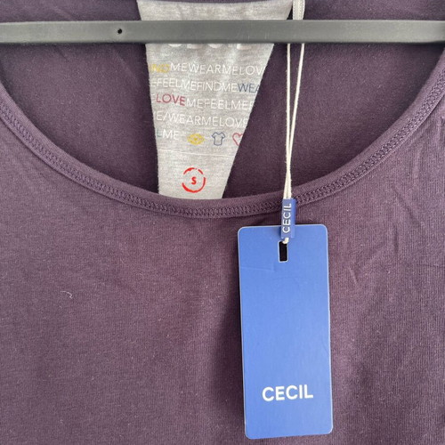 Cecil blouse new, size S, dark purple