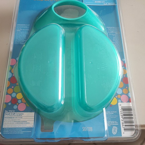 Dr. Brown's Food Bowl with Lid and Soft Blue Spoon new