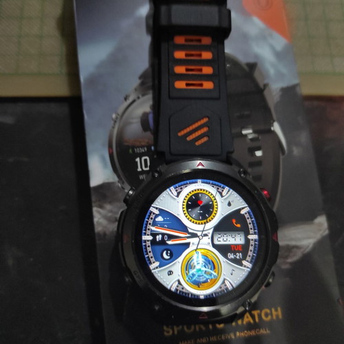Smartwatch with GPS and call function, new, metal case