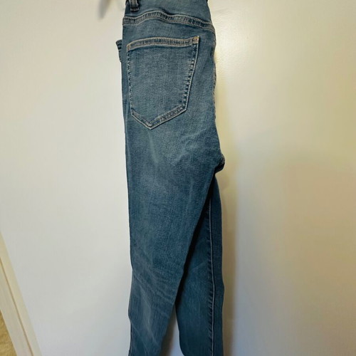 Zara elastic slim mid-rise jeans like new, blue, size S