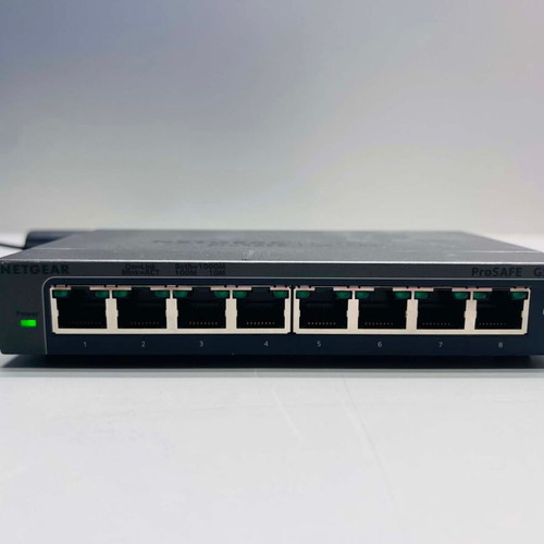 Netgear ProSAFE GS108E Smart Plus Switch 8-Port Gigabit Like New Metal