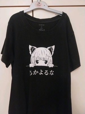 T-shirt black Shein size M like new