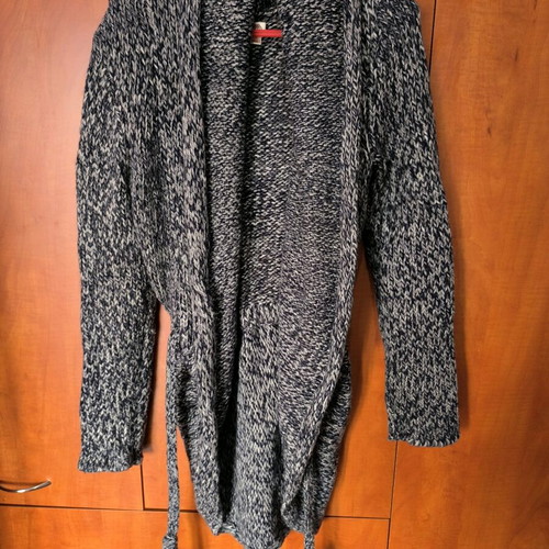 Attrattivo knitted cardigan like new, black and white, size small