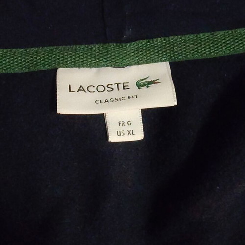Lacoste tracksuit with hoodie and pants like new, blue, size L